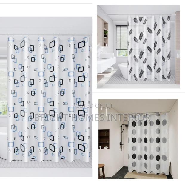 Black and White Shower Curtain
