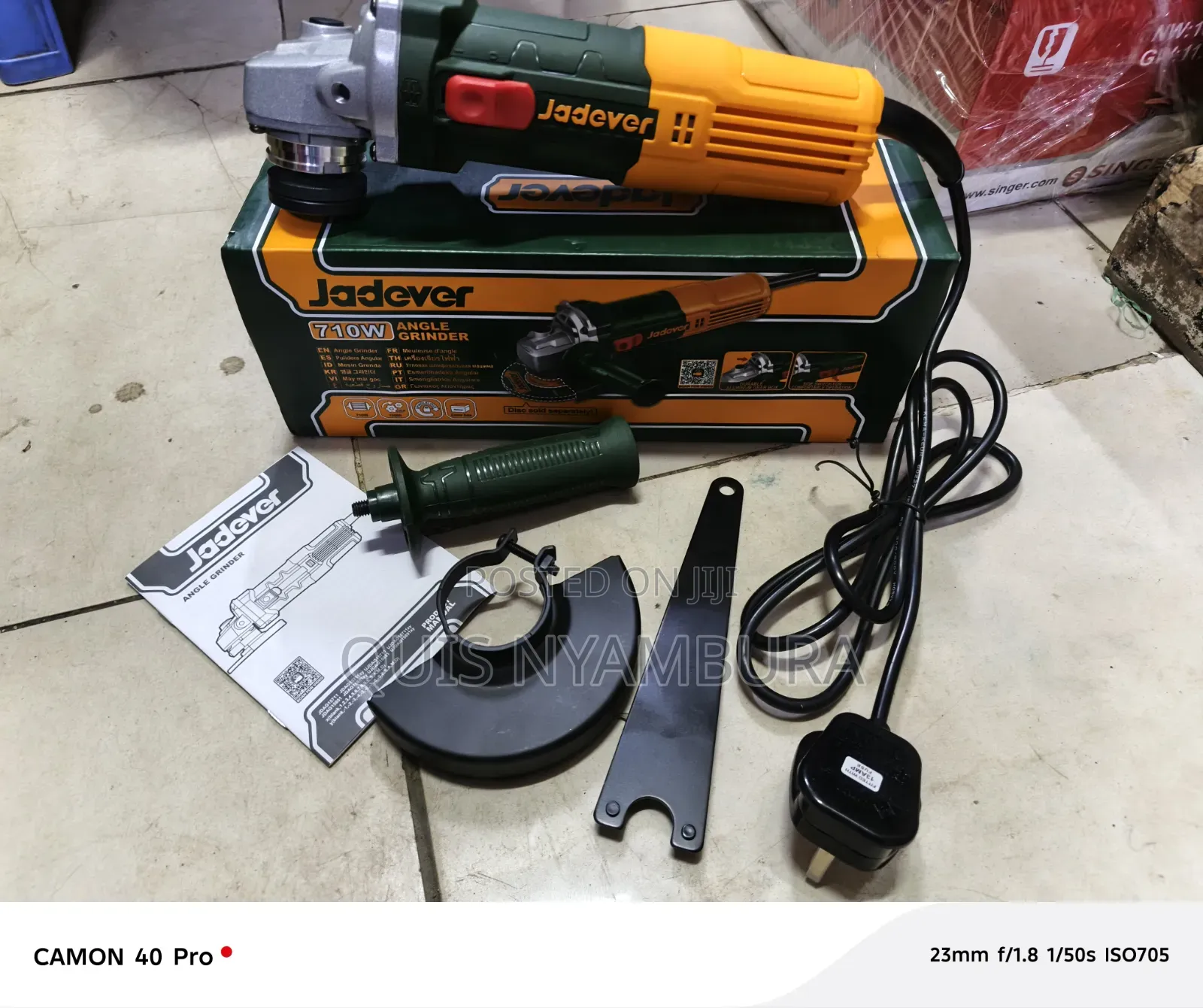 Electric Angle Grinder/ Jadever 4" Angle Grinder