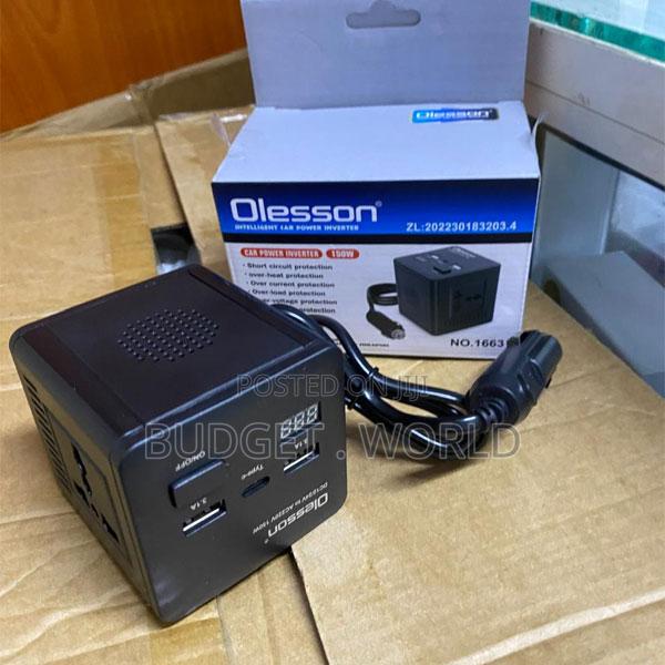 Olesson Portable Car Inverter 12v to 220v for Travel and Outdoor Use