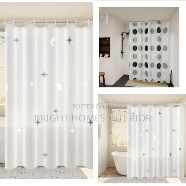 Very Unique Simple Bathroom Shower Curtain - main view