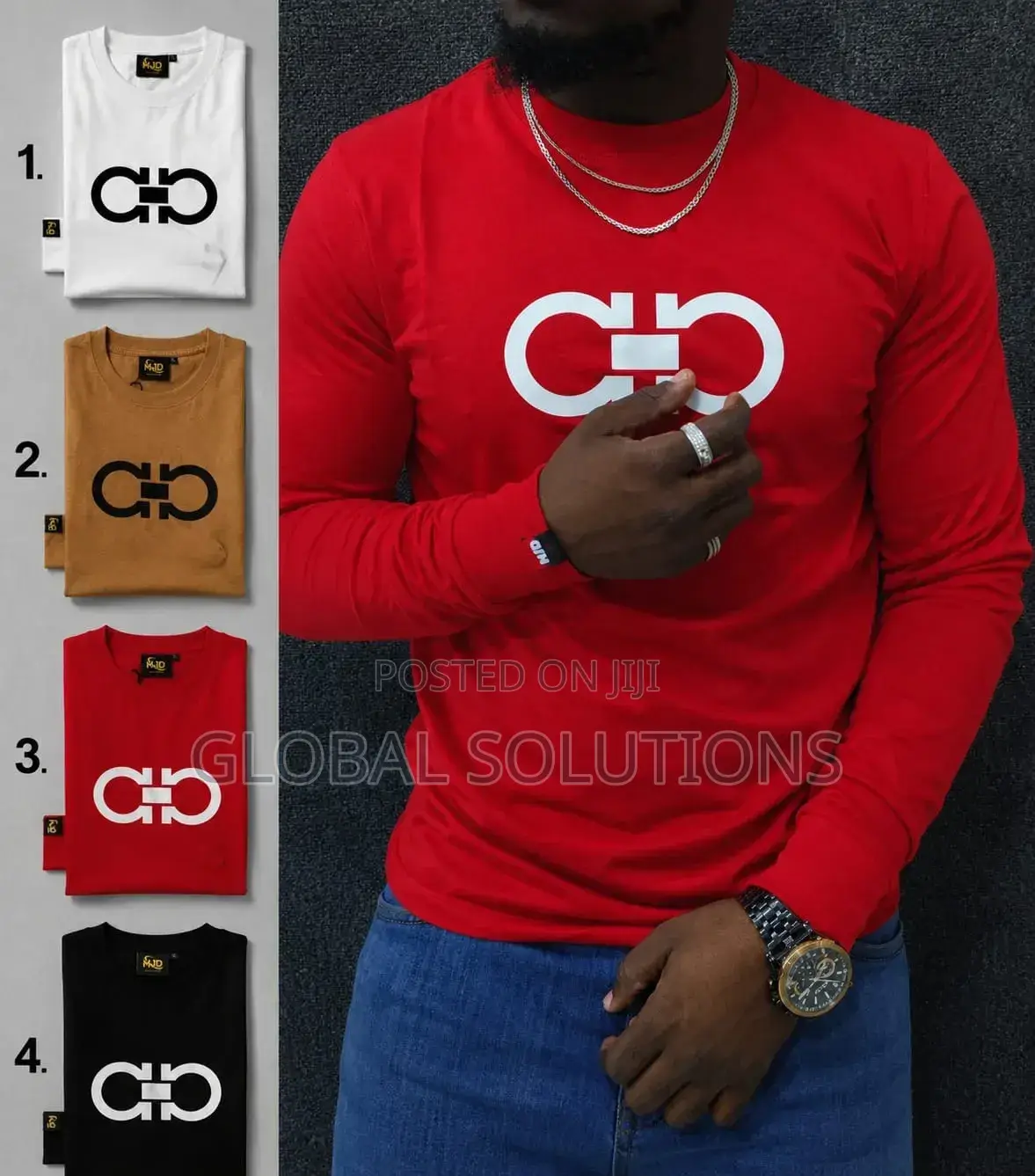 Men's Long Sleeve Graphic T-Shirt