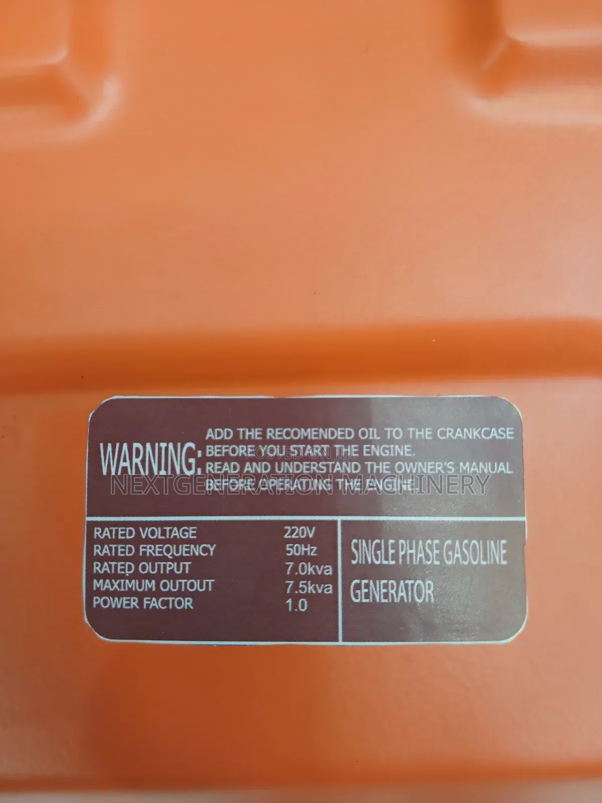Honda Portable Petrol Generator