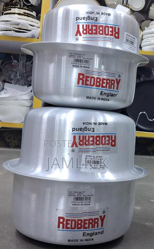 4pcs Redberry Sufuria Set (Size 12–15) - Pt
