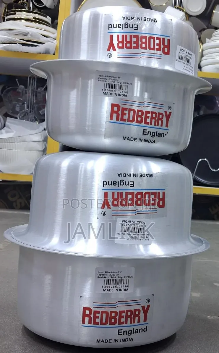 4pcs Redberry Sufuria Set (Size 12–15) - Pt