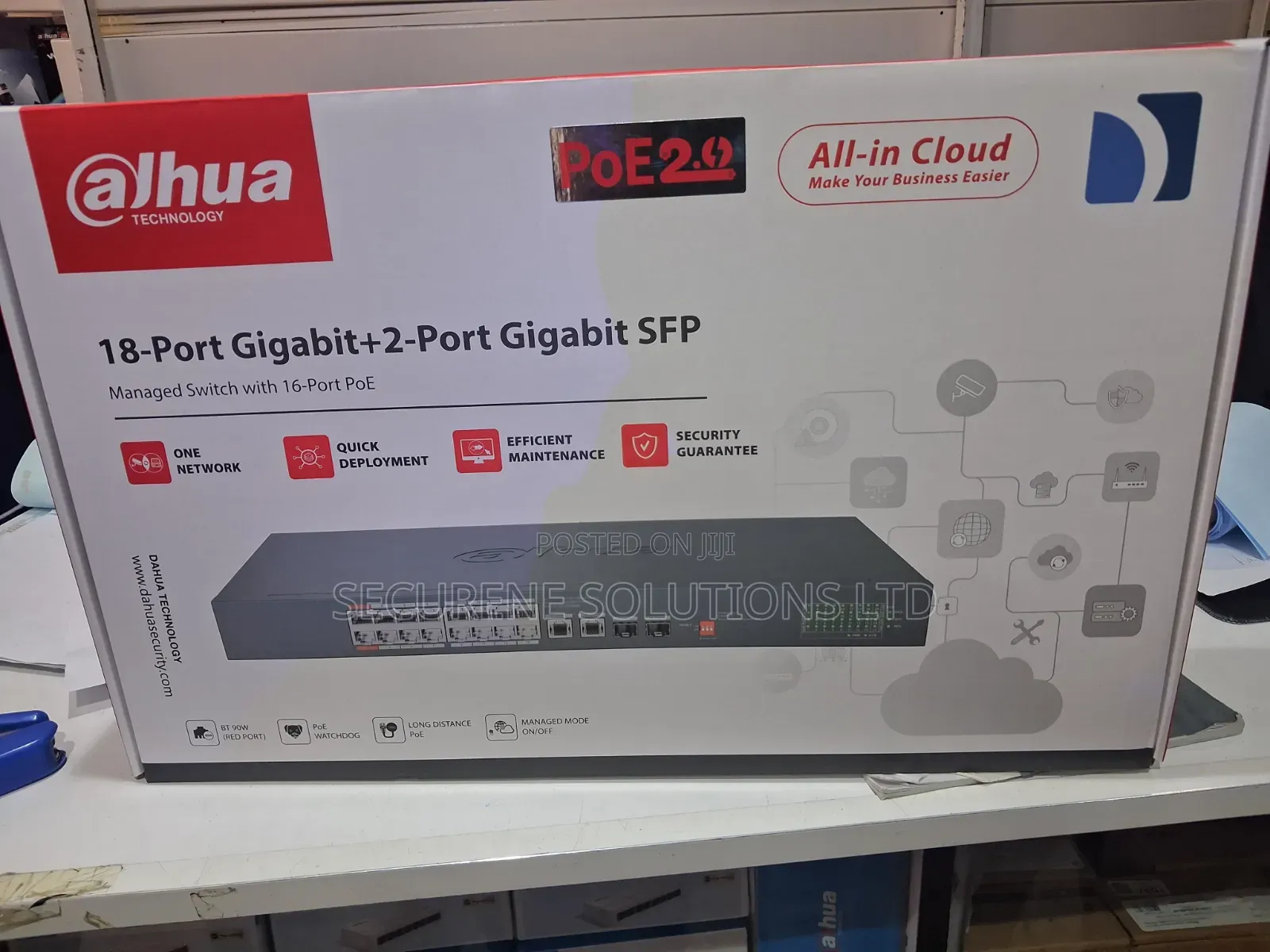 Dahua 16-Port Gigabit Poe Switch Dh-Cs4220-16gt-135