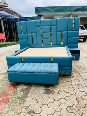Blue Chester Bed 5x6