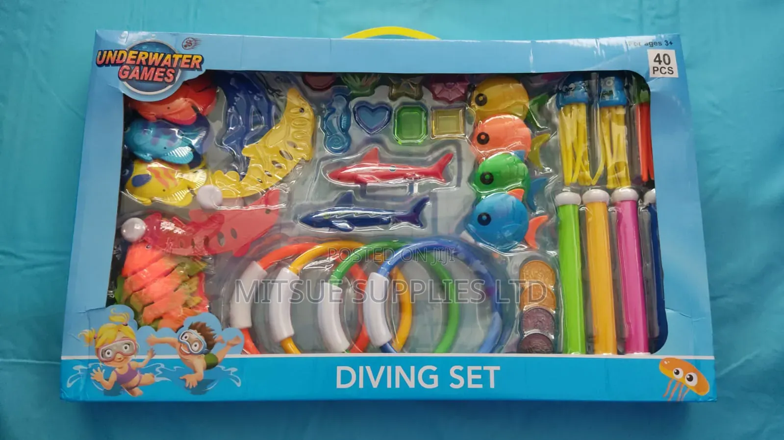 Underwater Games Diving Set of 40 Plastic