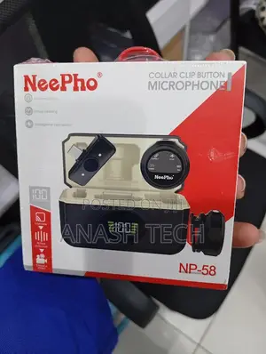 Neepho Np-58 Wireless Lavalier Microphone (2tx + 1rx)
