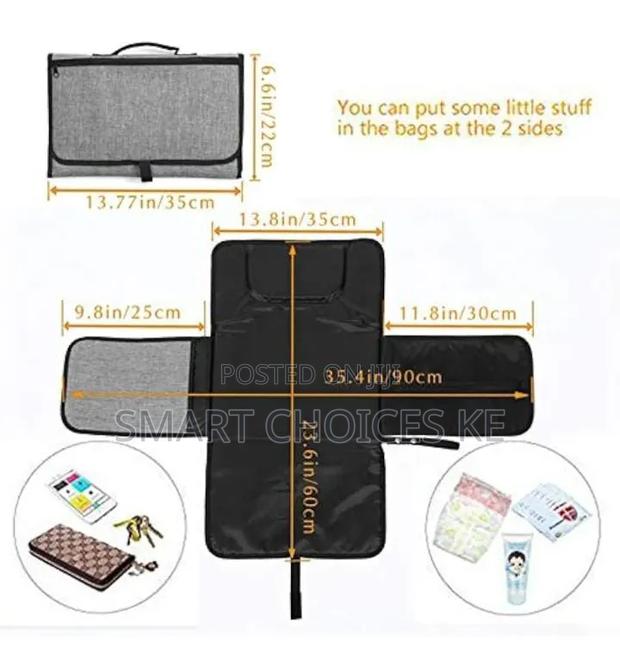 Portable Changing Pad Waterproof Changing Pad Changing Pad Travel Mat - thumbnail 3