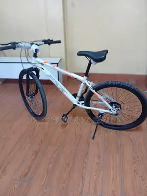 FSX Mountain Bike 26-Inch Wheels, Gear Shifters, and Disc Brakes.
