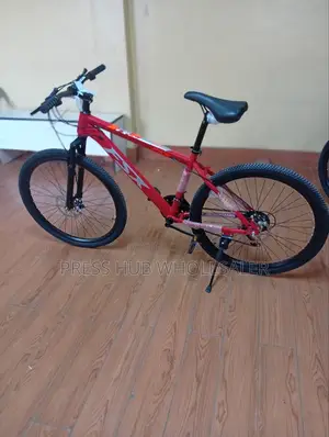 FSX Mountain Bike 26-Inch Wheels, Gear Shifters, and Disc Brakes.