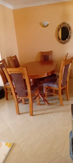 Modern Hardwood 6-Seater Dining Set