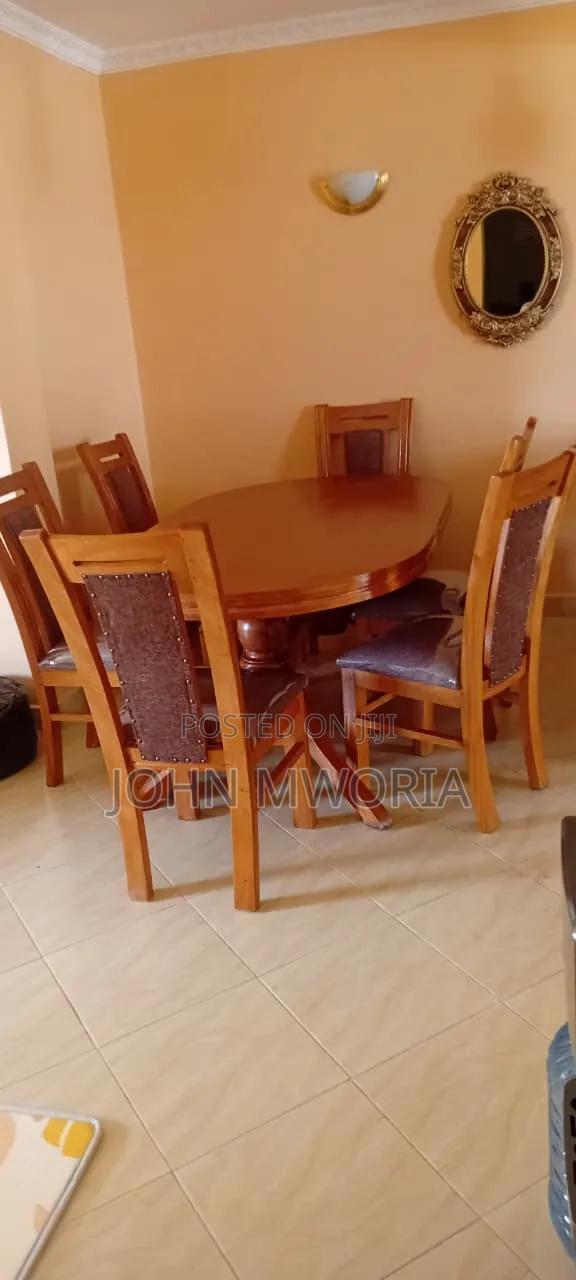 Modern Hardwood 6-Seater Dining Set