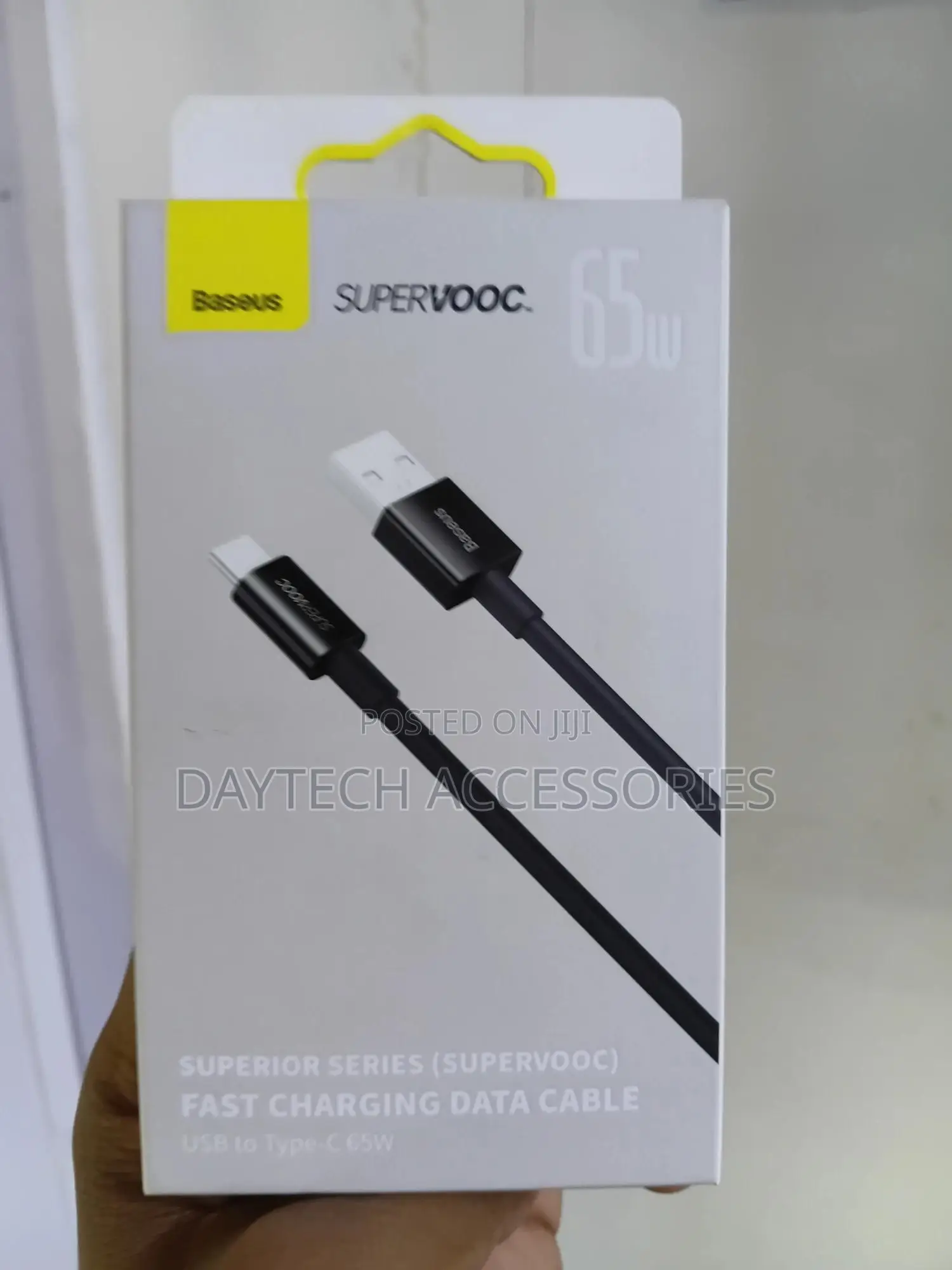 Baseus Superior Series (Supervooc) Fast Charging Usb To Type-c 65w 1m