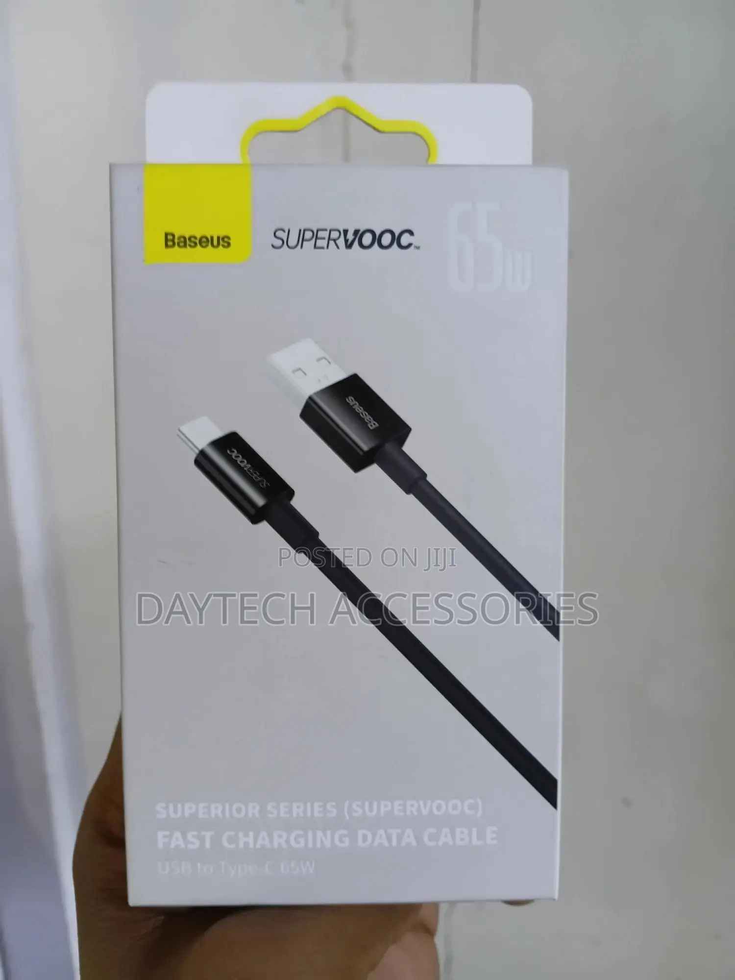 Baseus Superior Series (Supervooc) Fast Charging Usb To Type-c 65w 1m