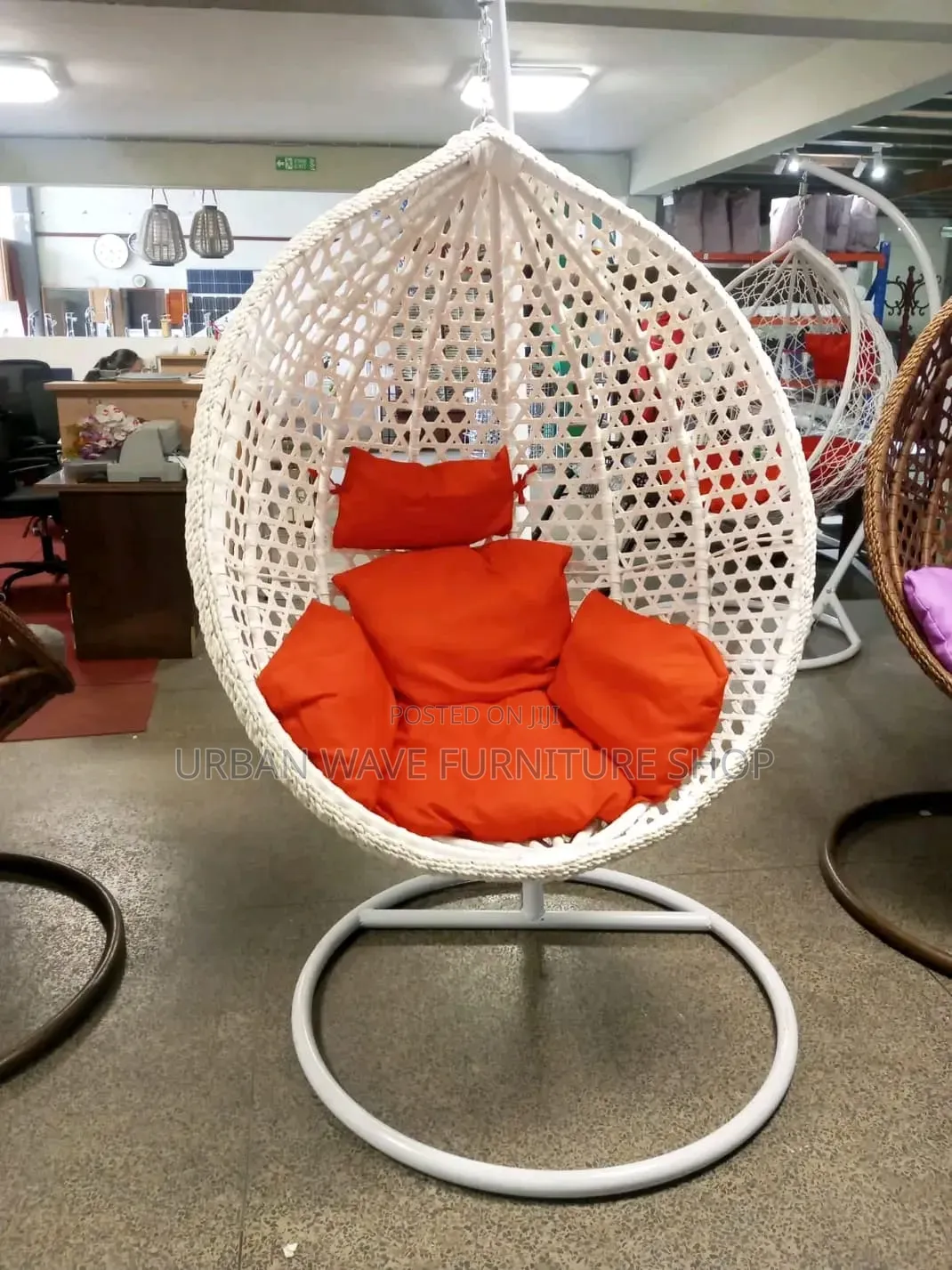 White Hanging Chair