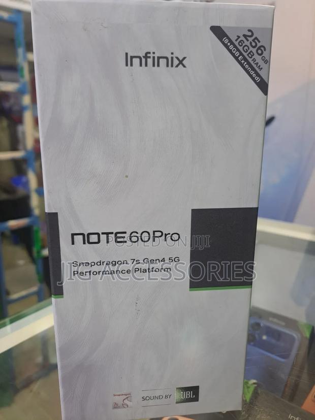 New Infinix Note 60 Pro 256 GB Silver