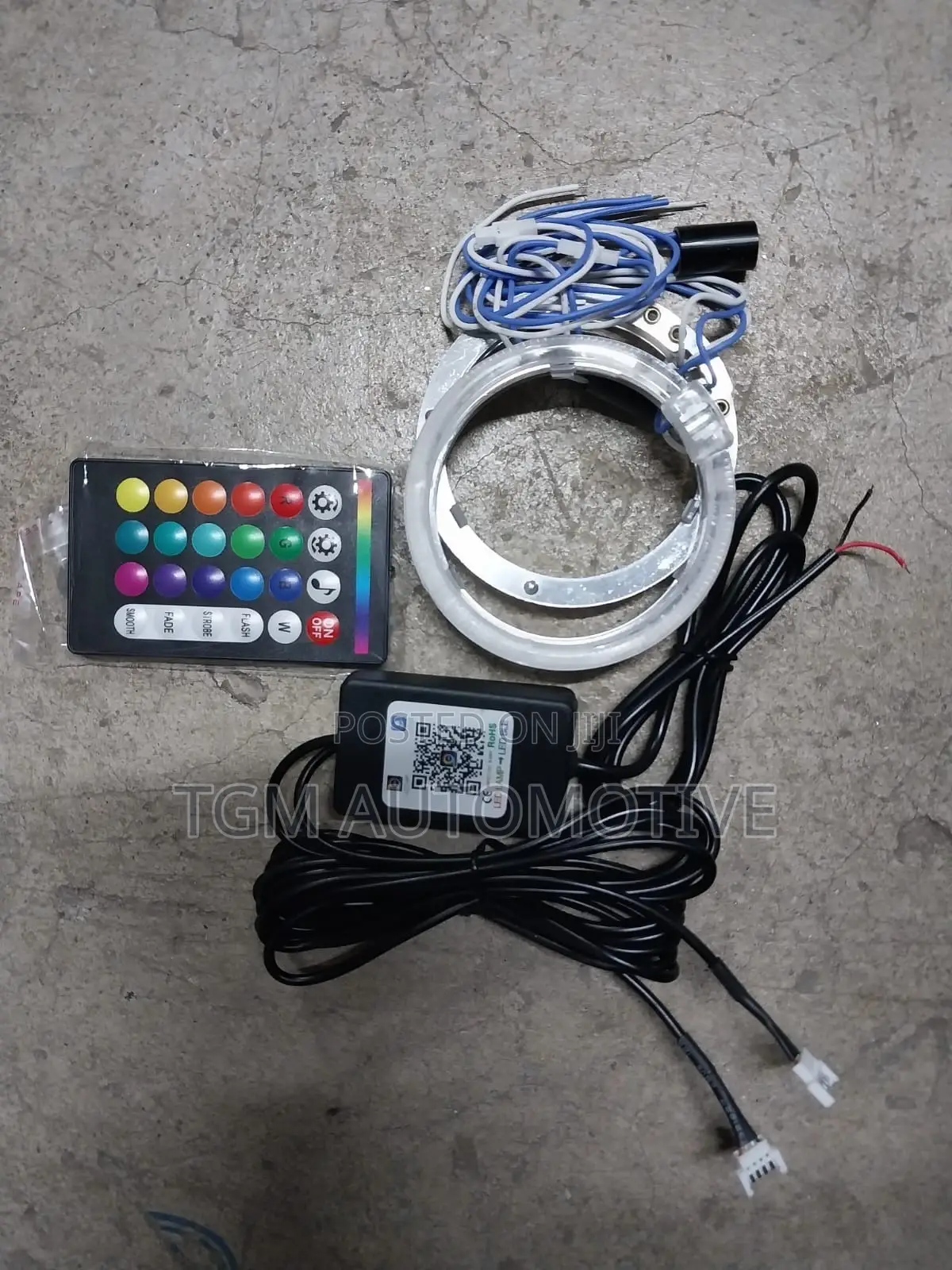 Led Crystal Angel Eyes T5-95-B (3 Inch)