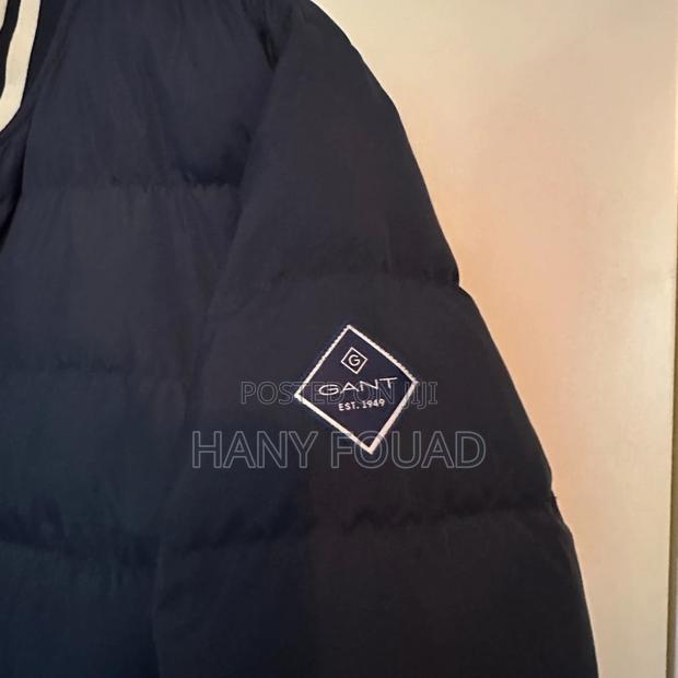 Gant Premium Quilted Varsity Bomber Jacket – Navy Blue