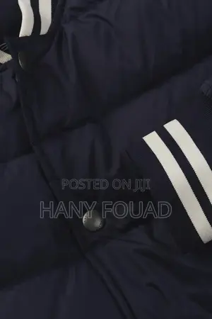 Gant Premium Quilted Varsity Bomber Jacket – Navy Blue