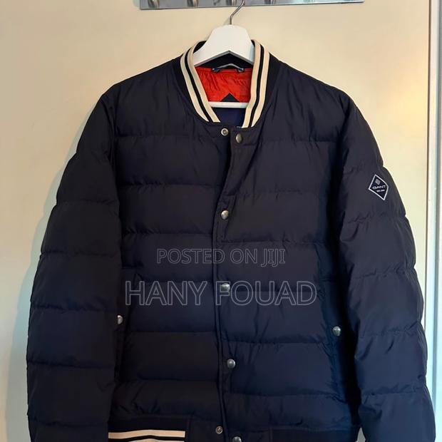 Gant Premium Quilted Varsity Bomber Jacket – Navy Blue - thumbnail 4