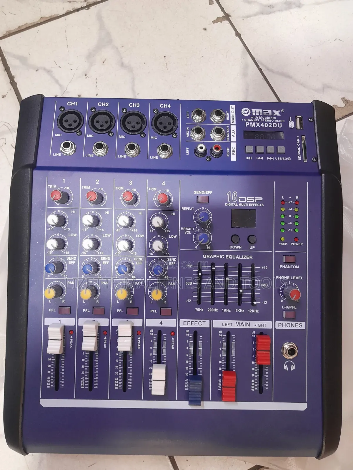4 Channel Powered Mixer