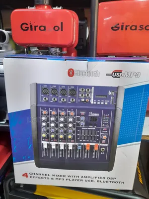 4 Channel Powered Mixer