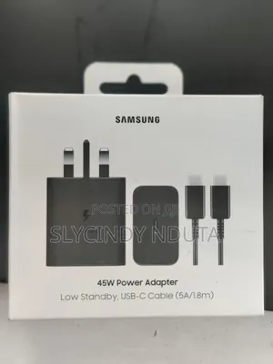 Samsung 45w Power Adapter With Usb-C Cable(5a/1.8m)