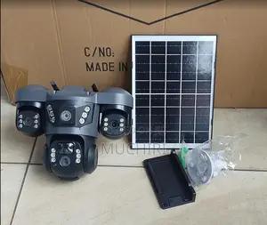 V380 Smart Solar Wifi Triple Lens Camera Remote Phone View