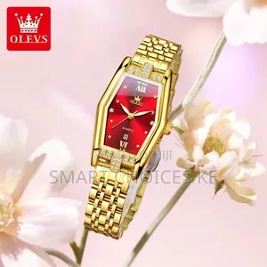 Olevs Ladies Bracelet Watch Iced Out