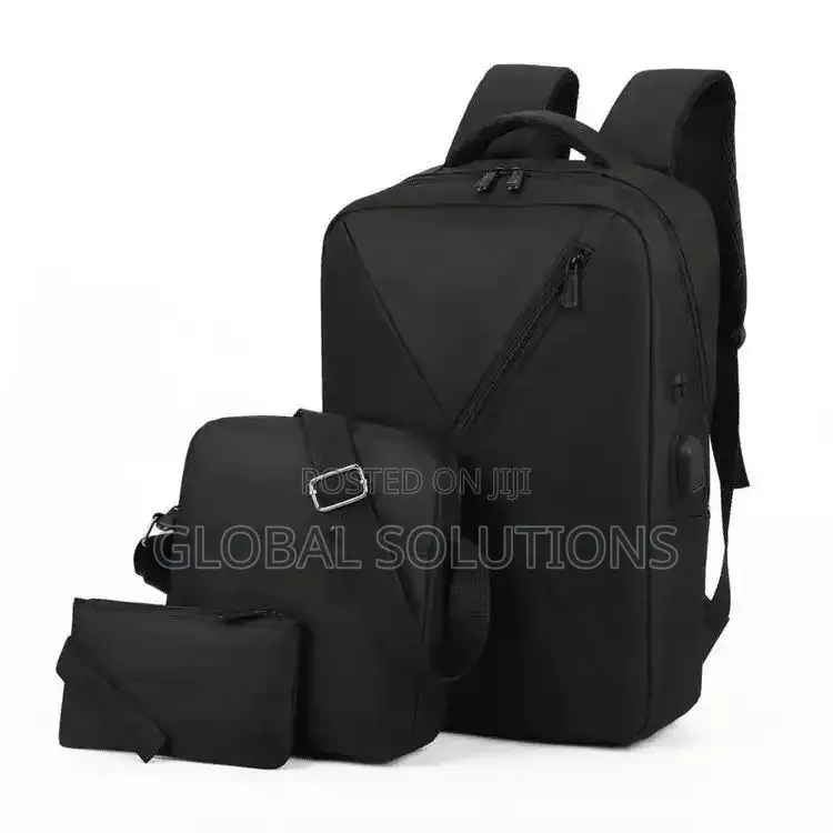 Generic 3-Piece Anti-Theft Business Backpack Set