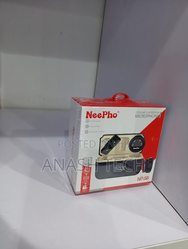 Neepho Np-58 2.4ghz Dual Wireless Microphone for Streaming Recording
