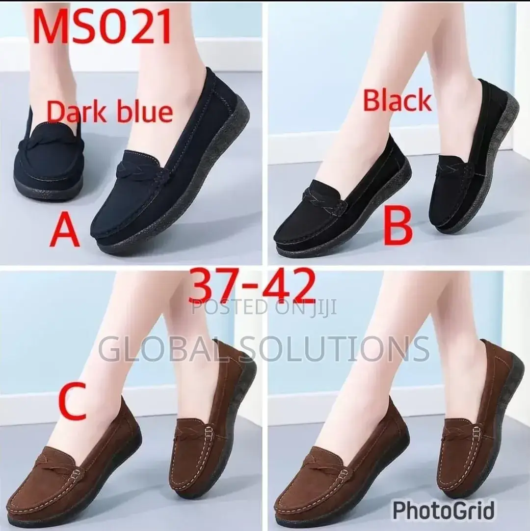 Versatile Suede Slip-on Loafers