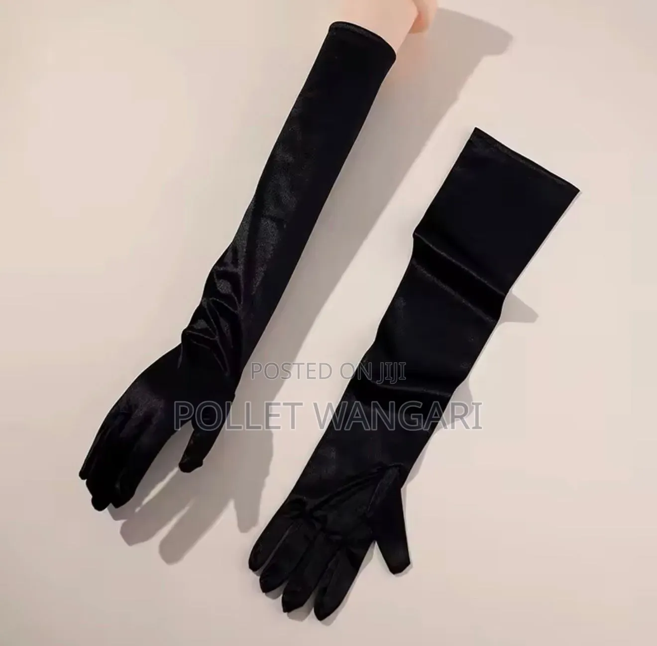 Long Opera Gloves( Available In White, Red And Black And Maroon)