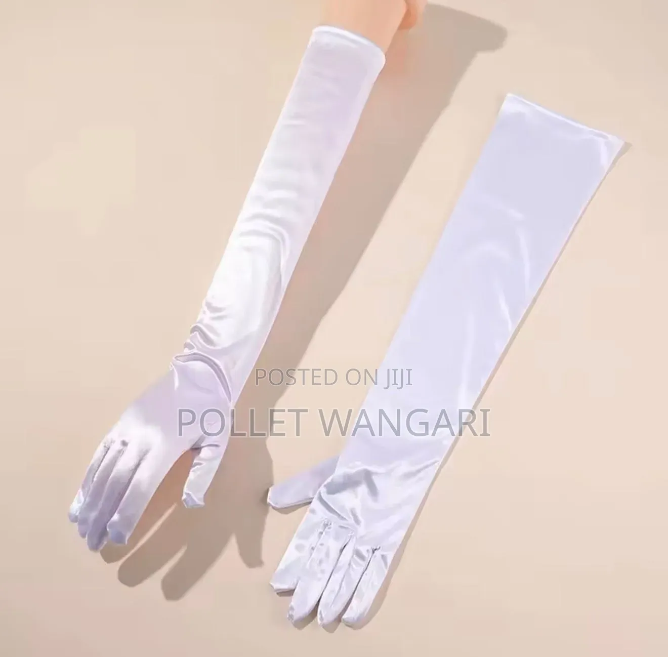 Long Opera Gloves( Available In White, Red And Black And Maroon)