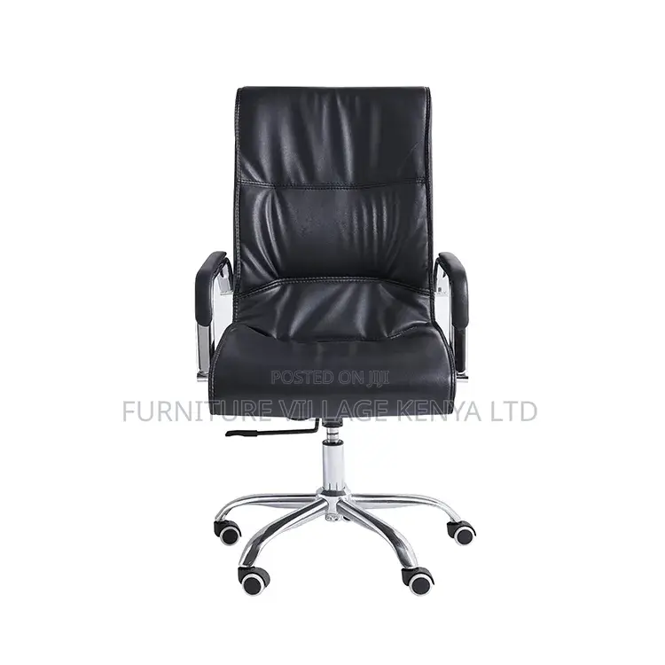 Swivel Leather Office Workstation Chair