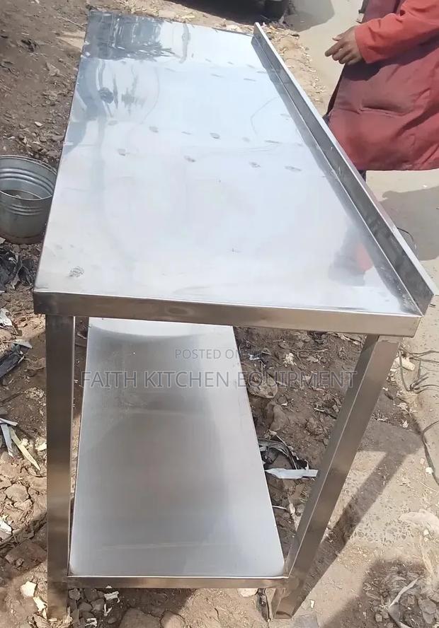 Stainless Steel Kitchen Table - thumbnail 2