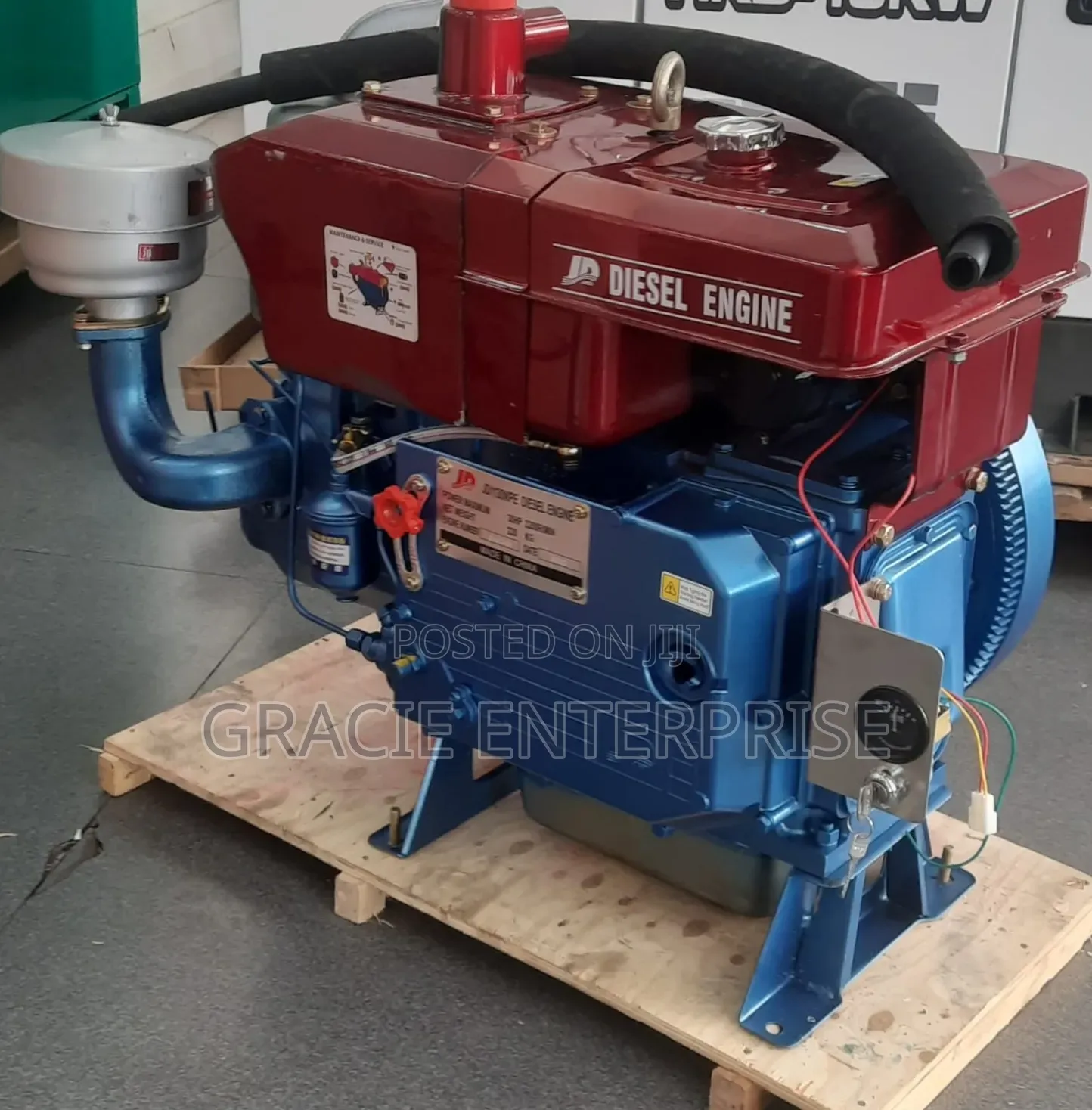 Jd Diesel Engine Water Cooled (Key Start) 22hp