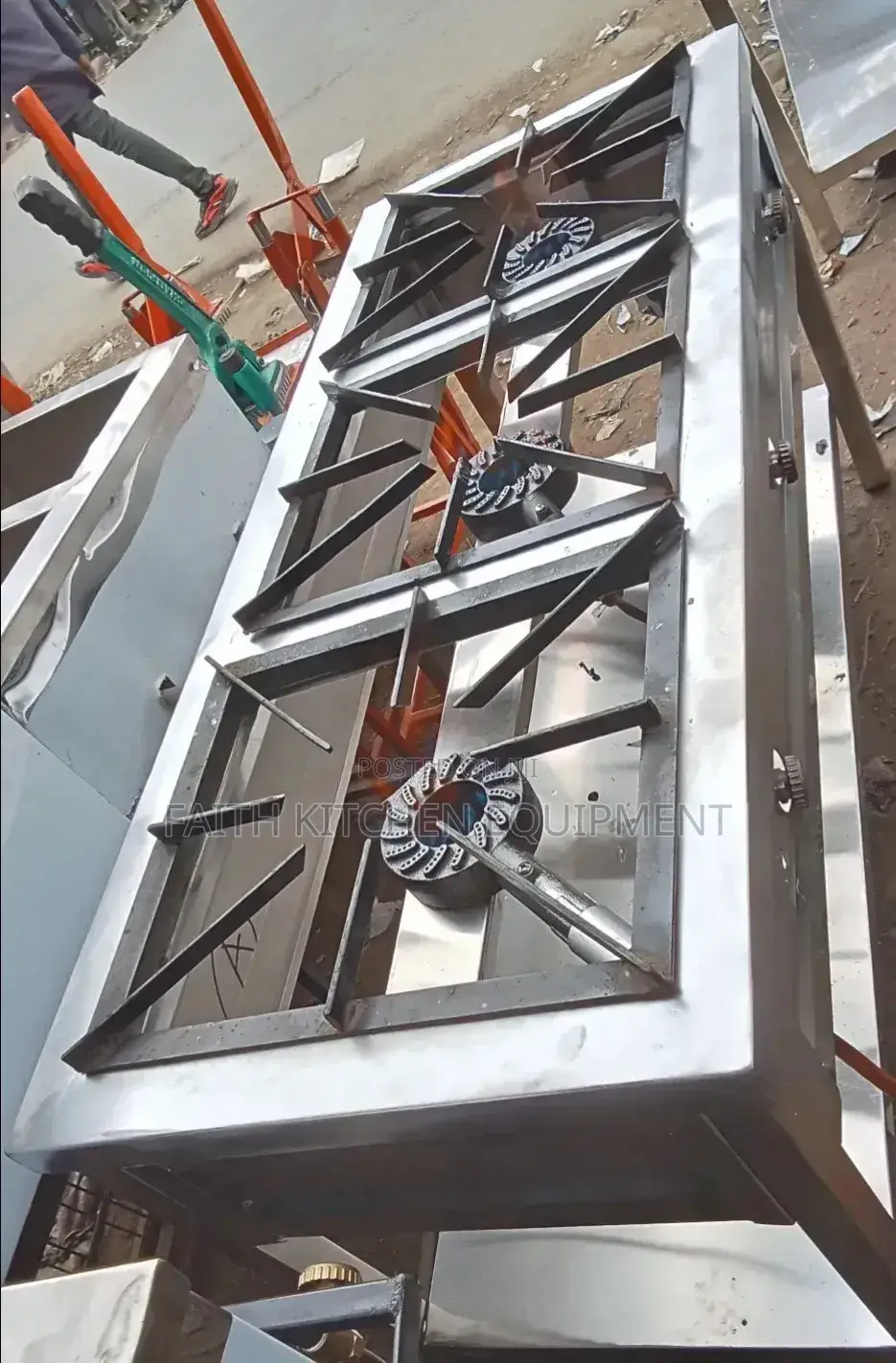 Stainless Steel 3 Burner Cooker