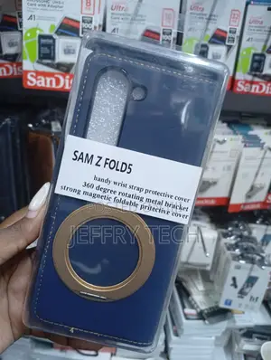 Leather Protective Case Designed for the Samsung Galaxy Z Fold 5,