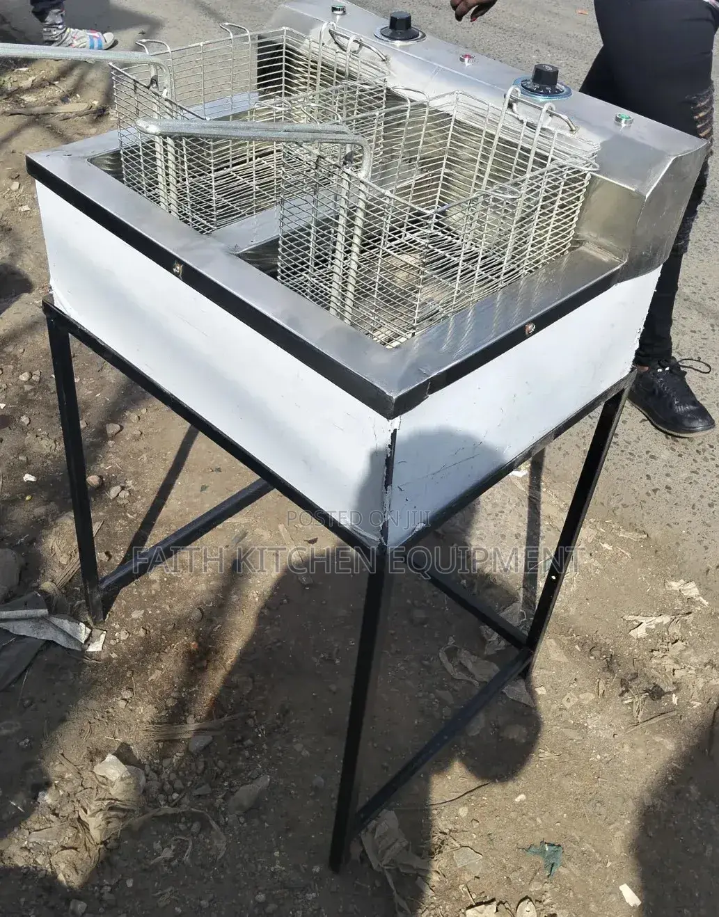 2 Slot Double Fryer