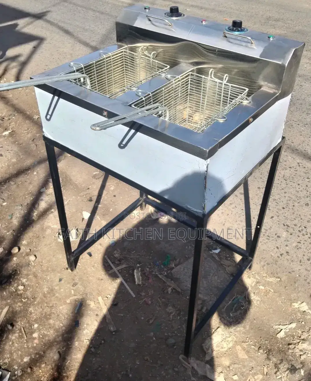 2 Slot Double Fryer