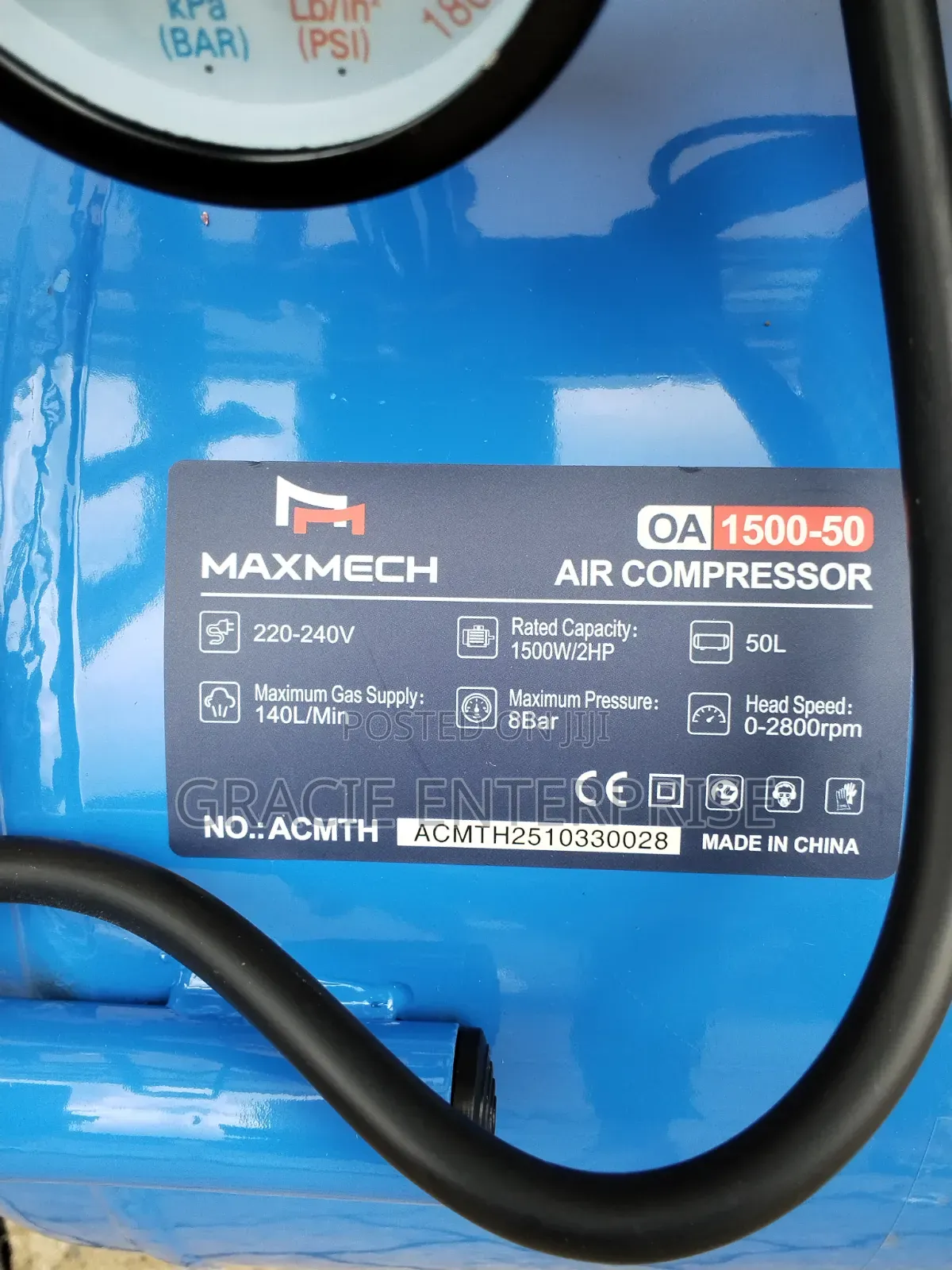 Maxmech Electric Air Compressor 50 Litres/ Silent Compressor