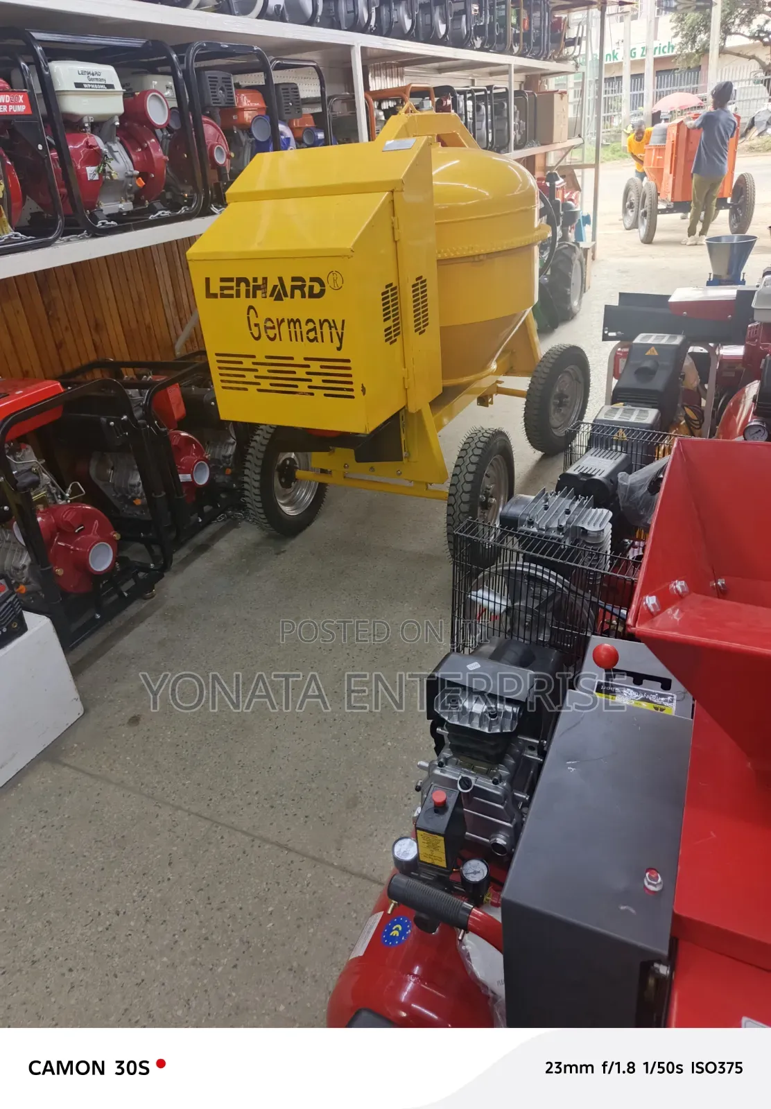 Heavy Duty Lenhard Germany Concrete Mixer 350l