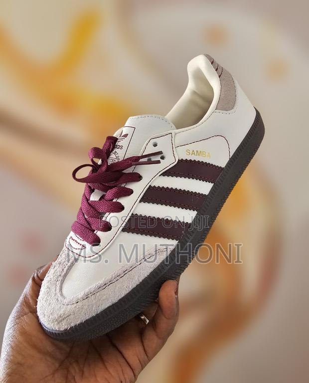 Adidas Samba White/ Maroon Size 37-43 - thumbnail 2