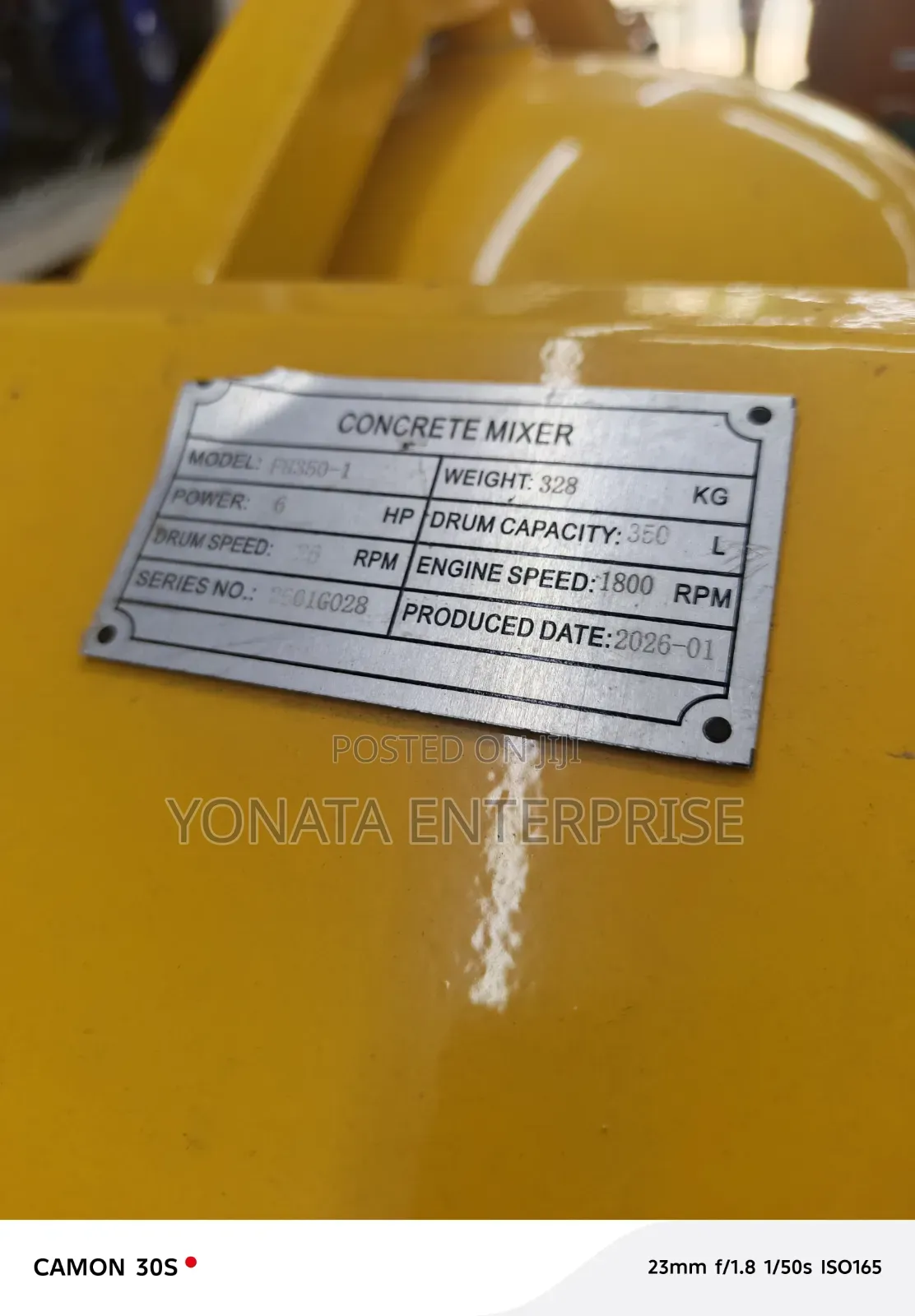 Heavy Duty Lenhard Germany Concrete Mixer 350l