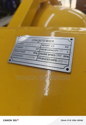 Heavy Duty Lenhard Germany Concrete Mixer 350l