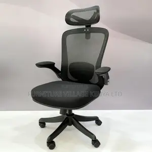 Mesh Ergonomic Workstation Chair With Flip Armrest