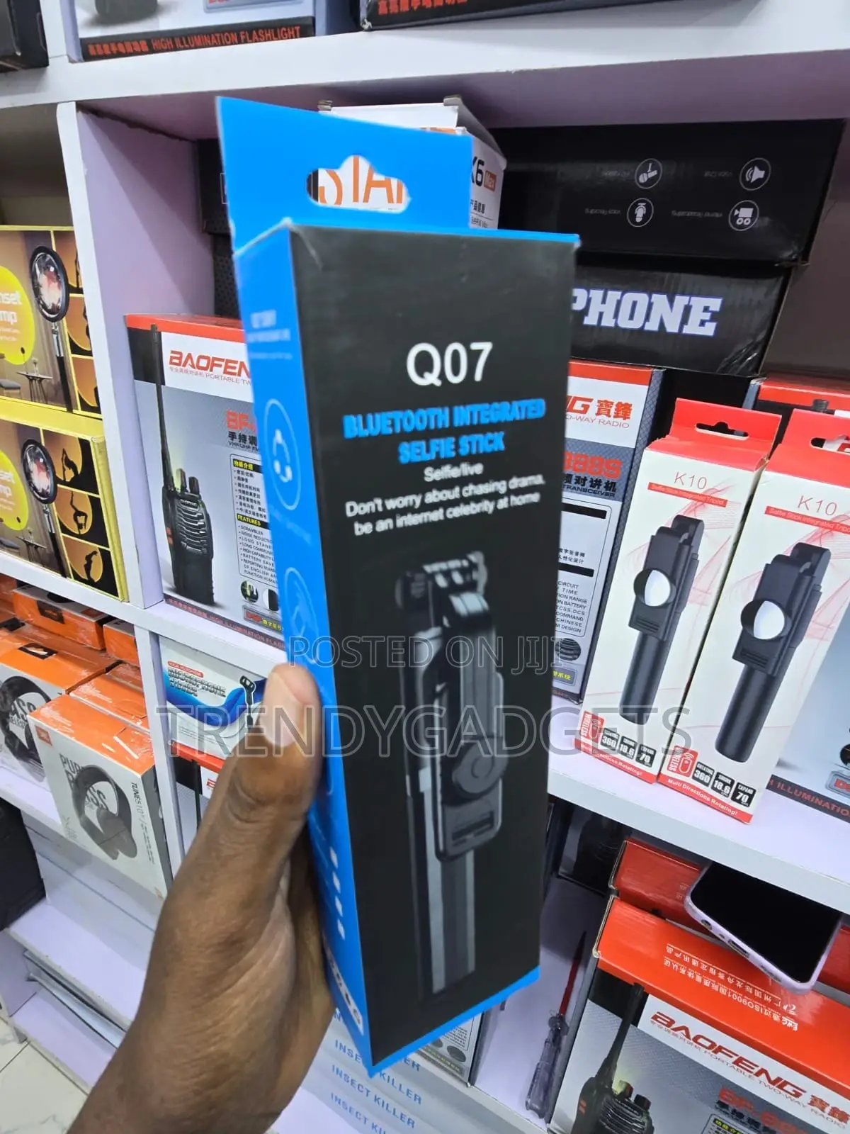 Bluetooth Selfie Stick With Remote Control Phone Stand