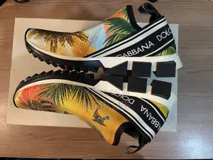 Dolce Gabbana Printed Sorrento Sneakers Original